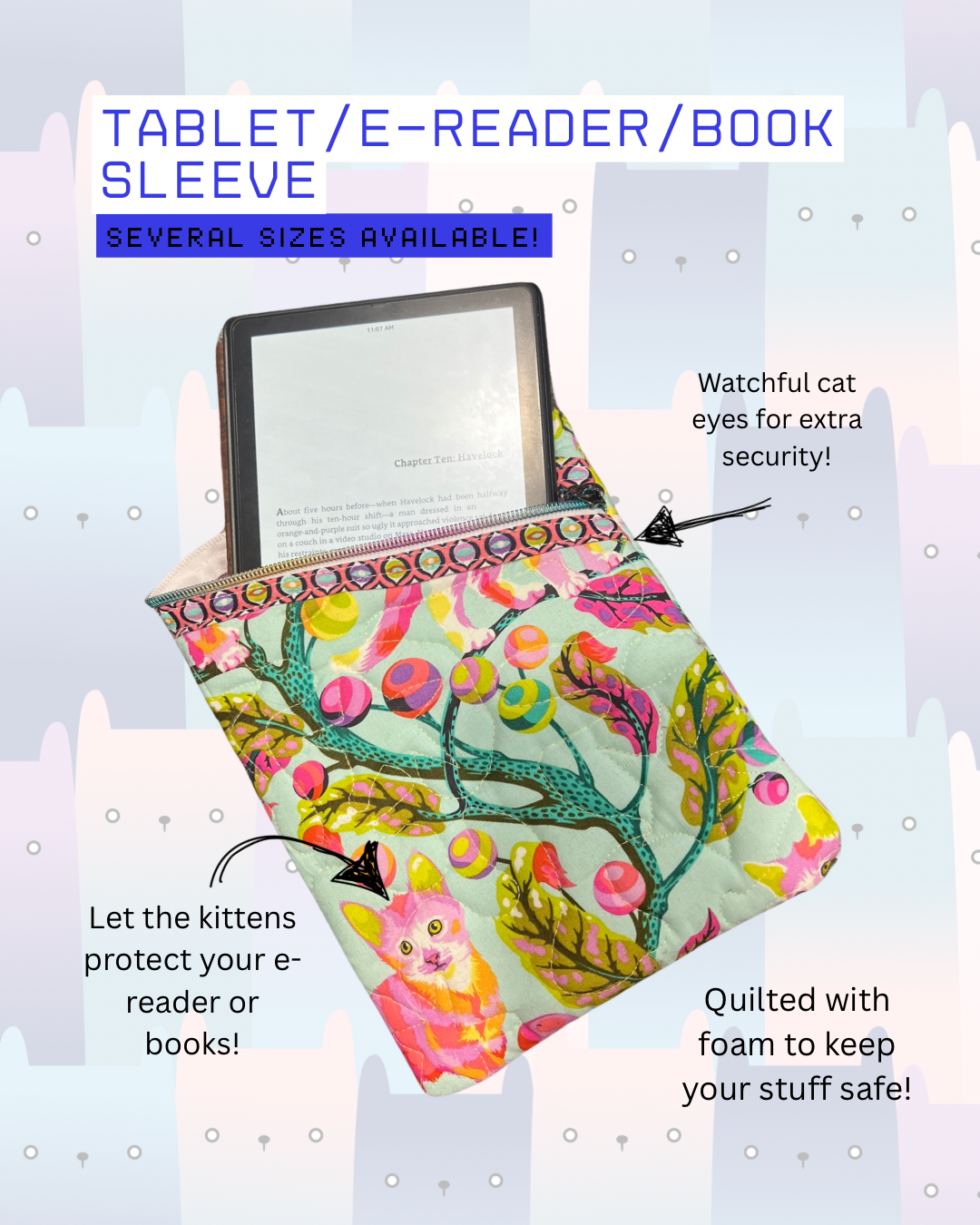 Quilted Tablet/Book Sleeve