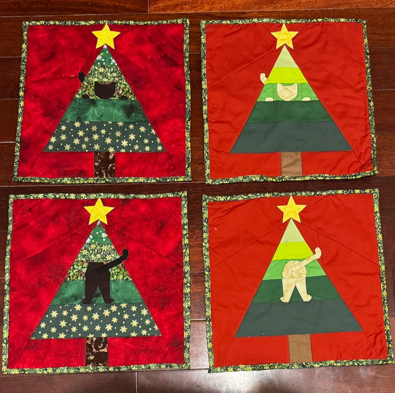 Christmas cat Wall hangings