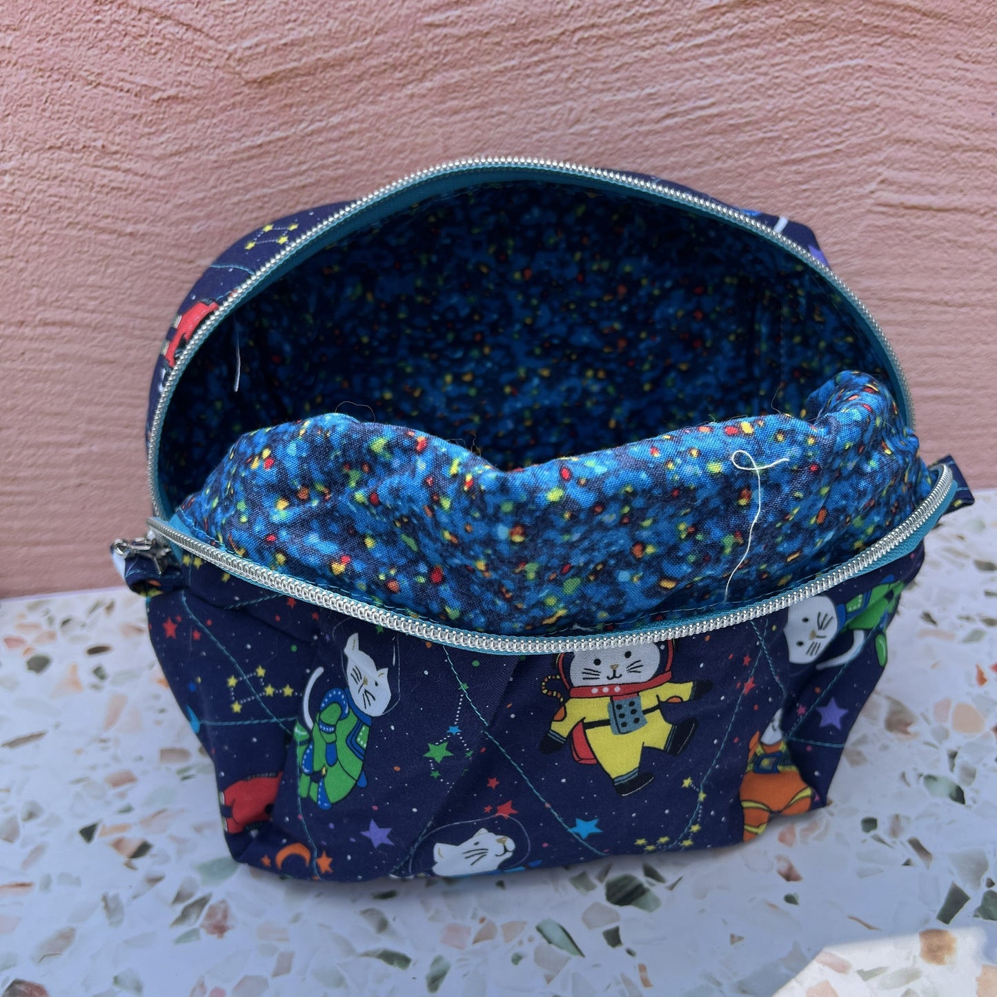 Quilted Travel Pouch Set