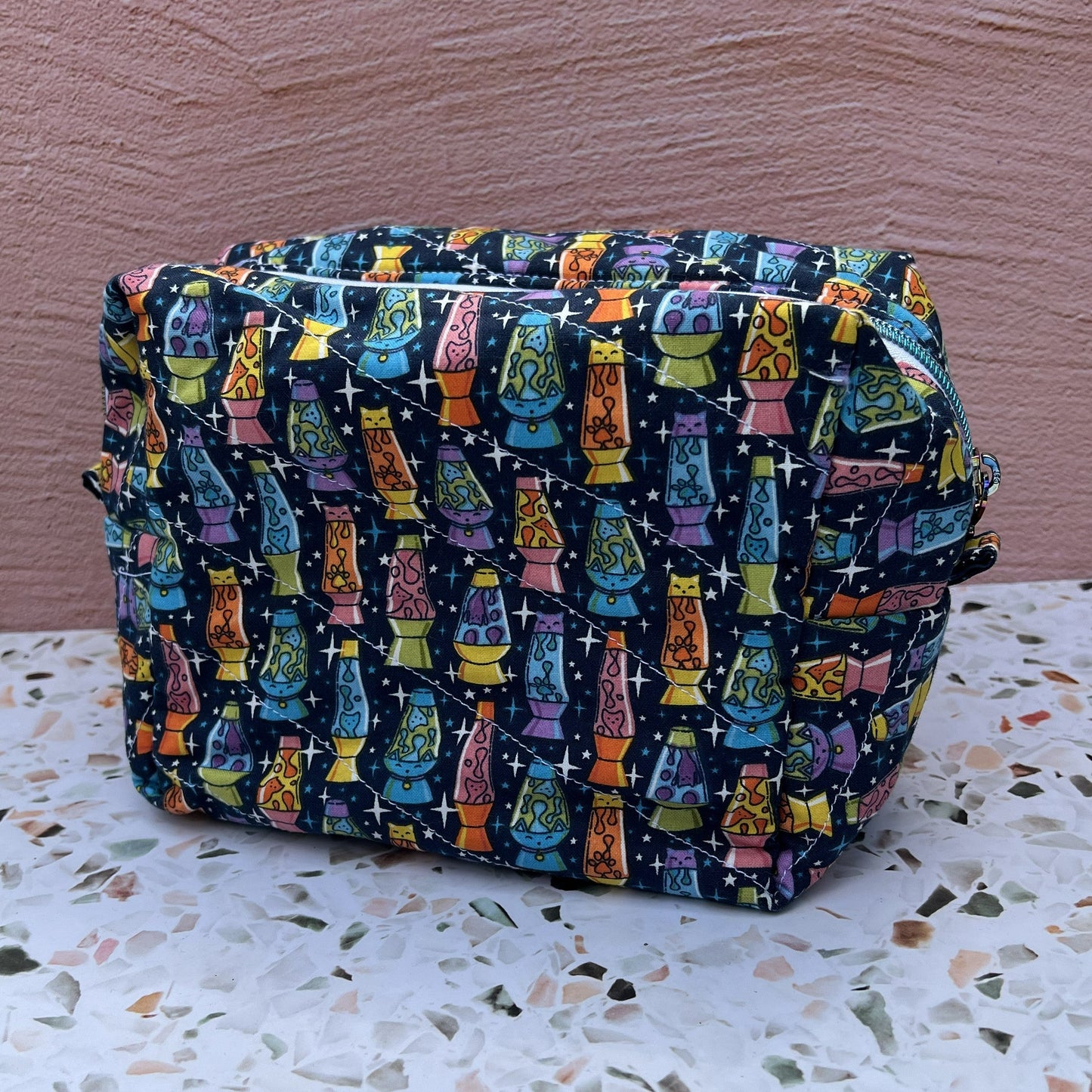 Quilted Travel Pouch Set