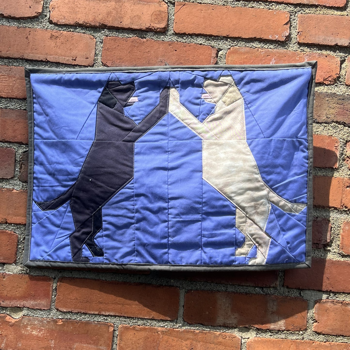'Lab Partners' Quilted Wall Hanging